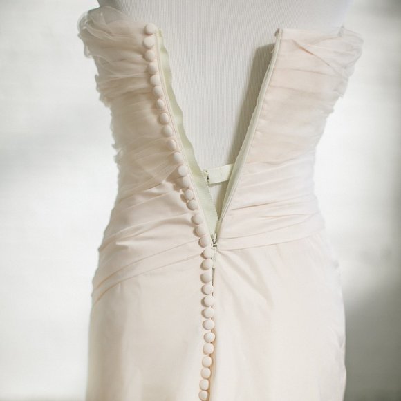 Vera Wang Couture Runway Gown Silk Taffeta Pink 2 - Picture 13 of 17